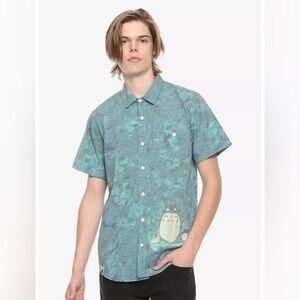 Studio Ghibli My Neighbor Totoro 30th Anniversary Painted Leaves Shirt Hot Topic